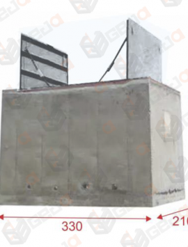 330 X 210 X 230 cm